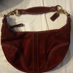 Coach Suede Hobo bag